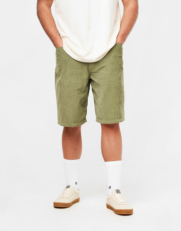 Vans Check-5 Loose Corduroy Short - Loden Green