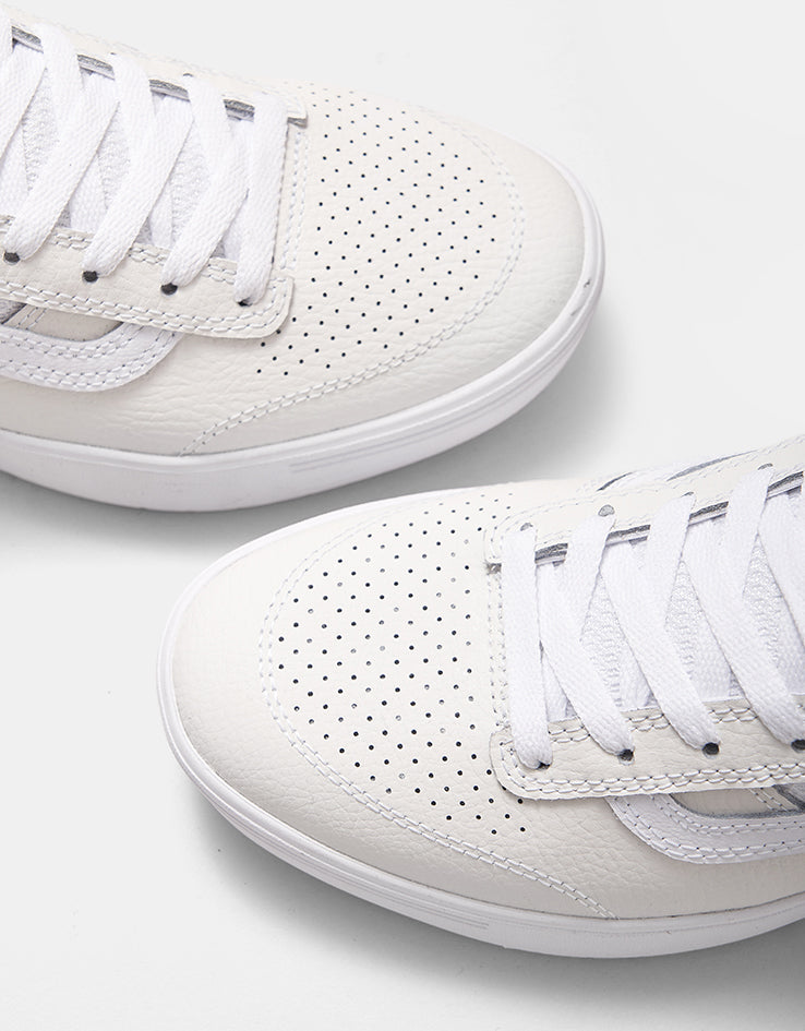 Vans Zahba Skate Shoes - White/White