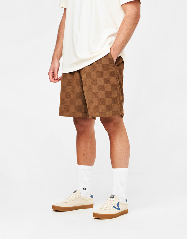 Vans Range Checkerboard Cord Loose Short - Sepia