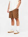 Vans Range Checkerboard Cord Loose Short - Sepia