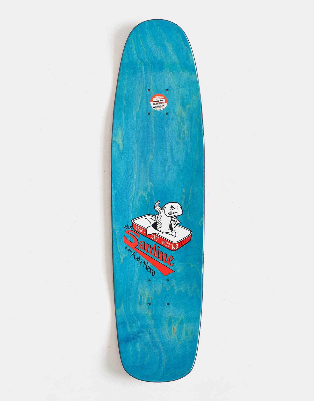 Anti Hero The Sardine Eagle Skateboard Deck - 8.36