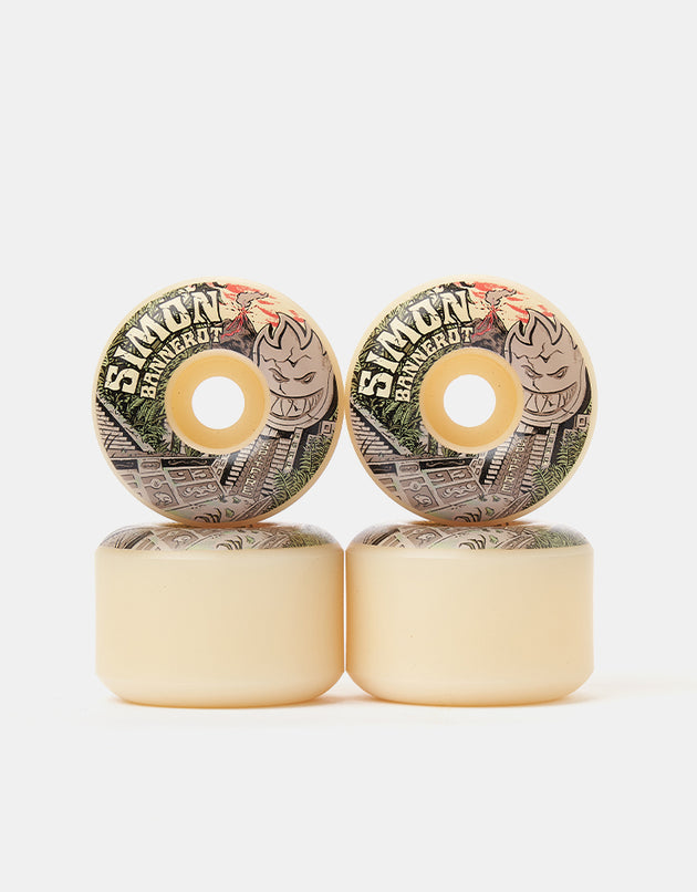 Spitfire Bannerot Templo Formula Four Radial Full 93d Skateboard Wheels - 58mm