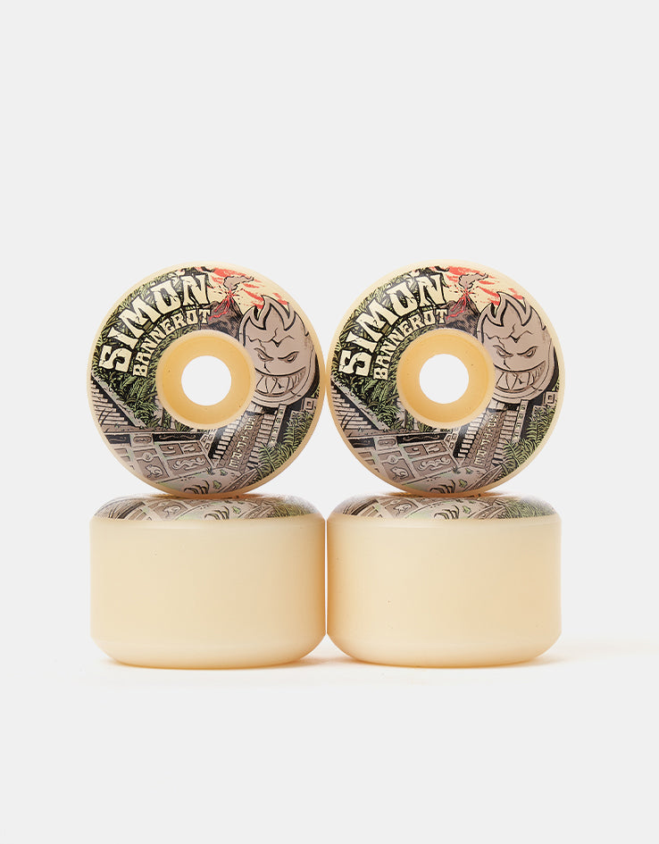 Spitfire Bannerot Templo Formula Four Radial Full 93d Skateboard Wheels - 58mm