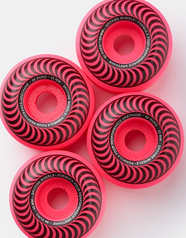 Spitfire Neon Formula Four Classic 99d Skateboard Wheels - 53mm
