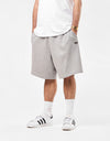 adidas Shmoo Featherweight Short - Medium Grey Heather/Dark Brown