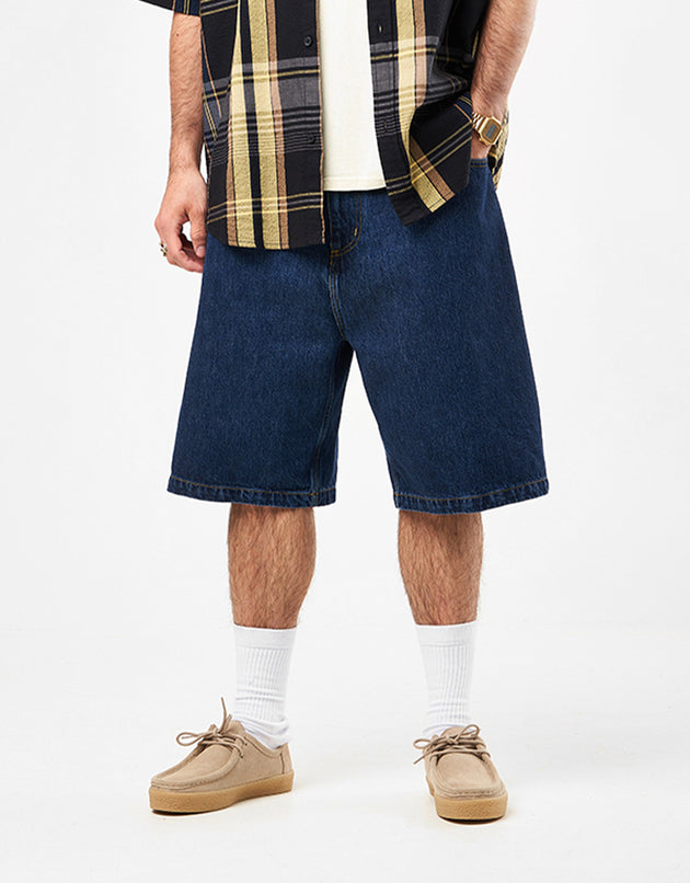 Carhartt WIP Brandon Short - Blue (Stone Washed)