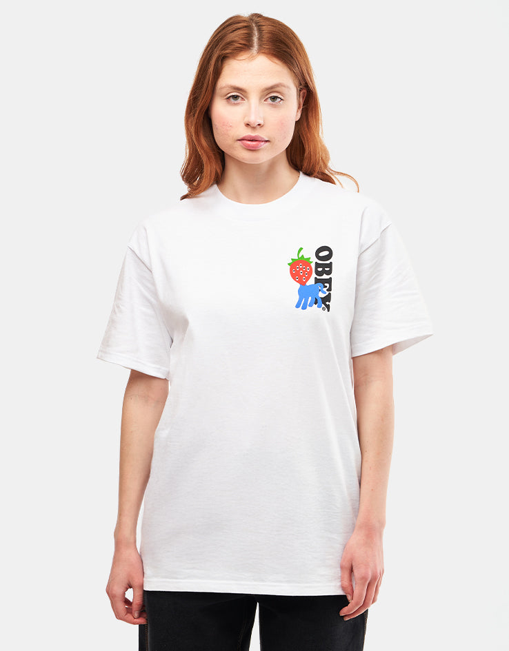 ★NOFFICIALNOFFICE★ DOTTY STRAWBERRY HIGH NECK T-SHIRT ☆NOFFICIALNOFFICE☆ DOTTY STRAWBERRY HIGH NECK T-SHIRT