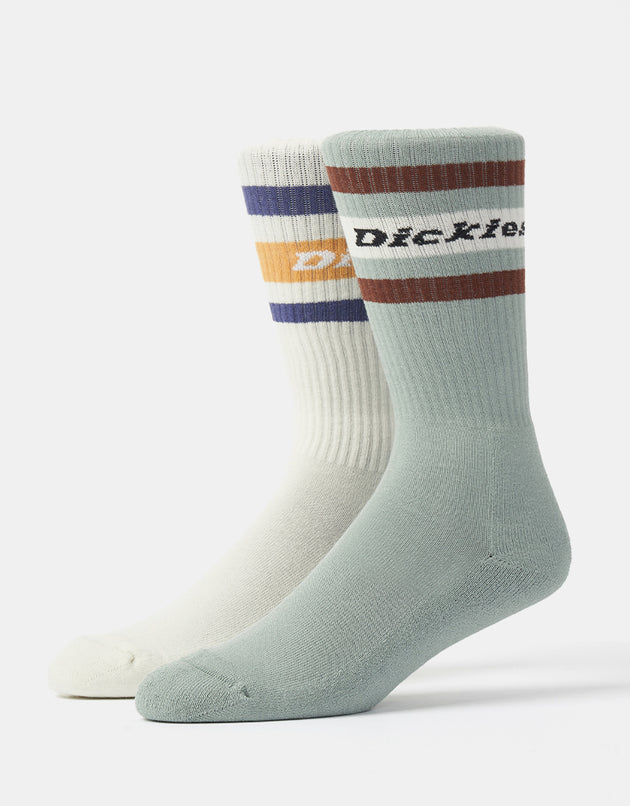 Dickies Genola 2 Pack Socks - Iceberg Green