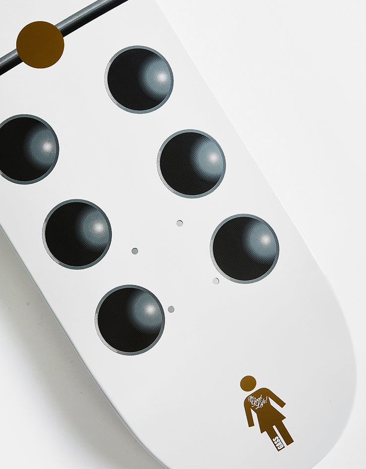 Girl x The Good Life Malto Bones 'TWIN TIP' G069 Skateboard Deck - 8.25"