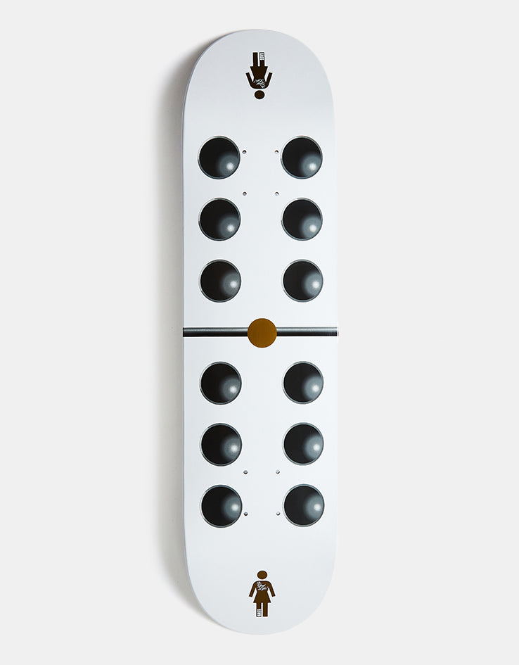 Girl x The Good Life Malto Bones 'TWIN TIP' G069 Skateboard Deck - 8.25"