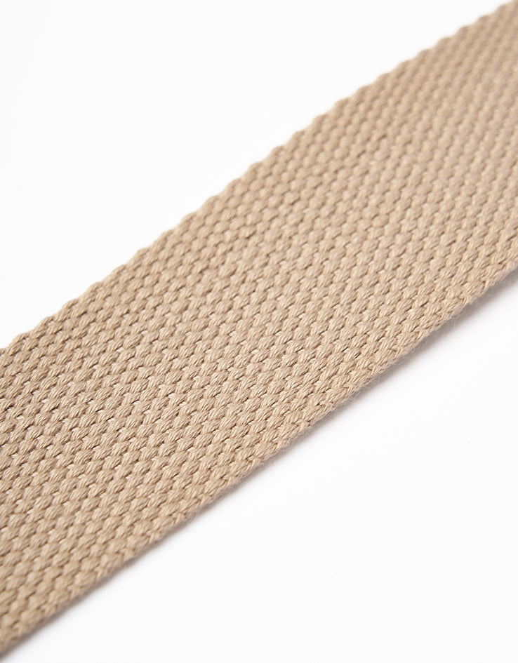 Butter Goods Logo Woven Web Belt - Tan