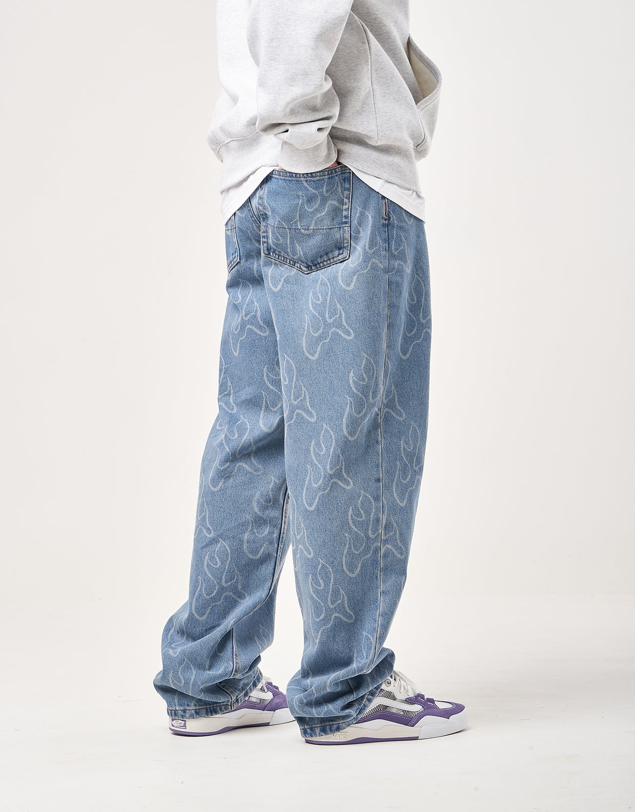 Vans Check-5 Blaze Loose Denim Pant - Stonewash Blue – Route One
