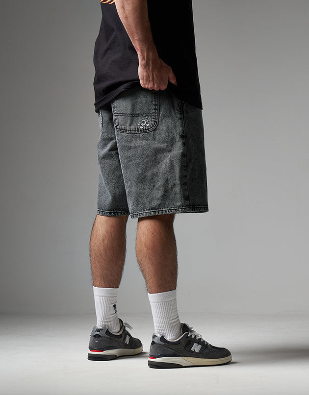 Route One Super Baggy Jorts - Slate Grey