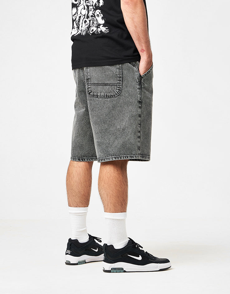 Route One Super Baggy Jorts - Slate Grey