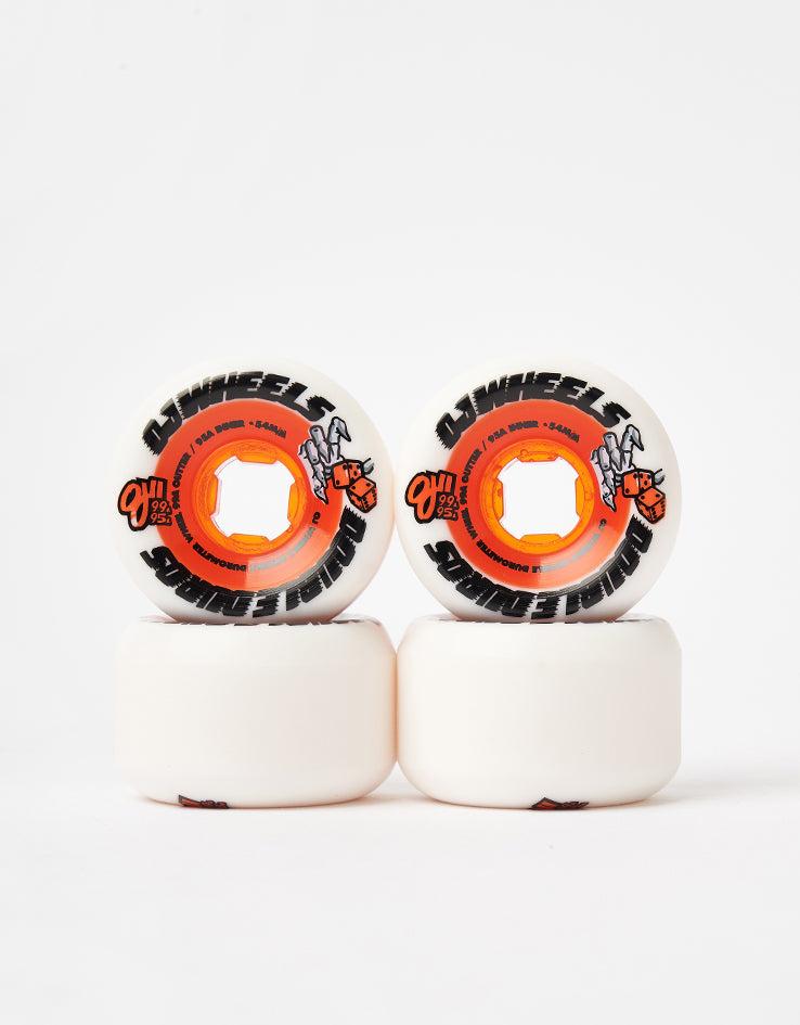 OJ DOUBLE DUROS ドレッセンモデル58mm101a/95a OJ Double Duro 101a/95a Skateboard Wheels White 58mm