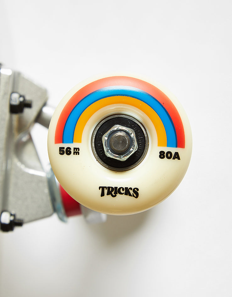 Tricks Yin Yang Flowers Mini Complete Skateboard - 7.87" x 24.21"