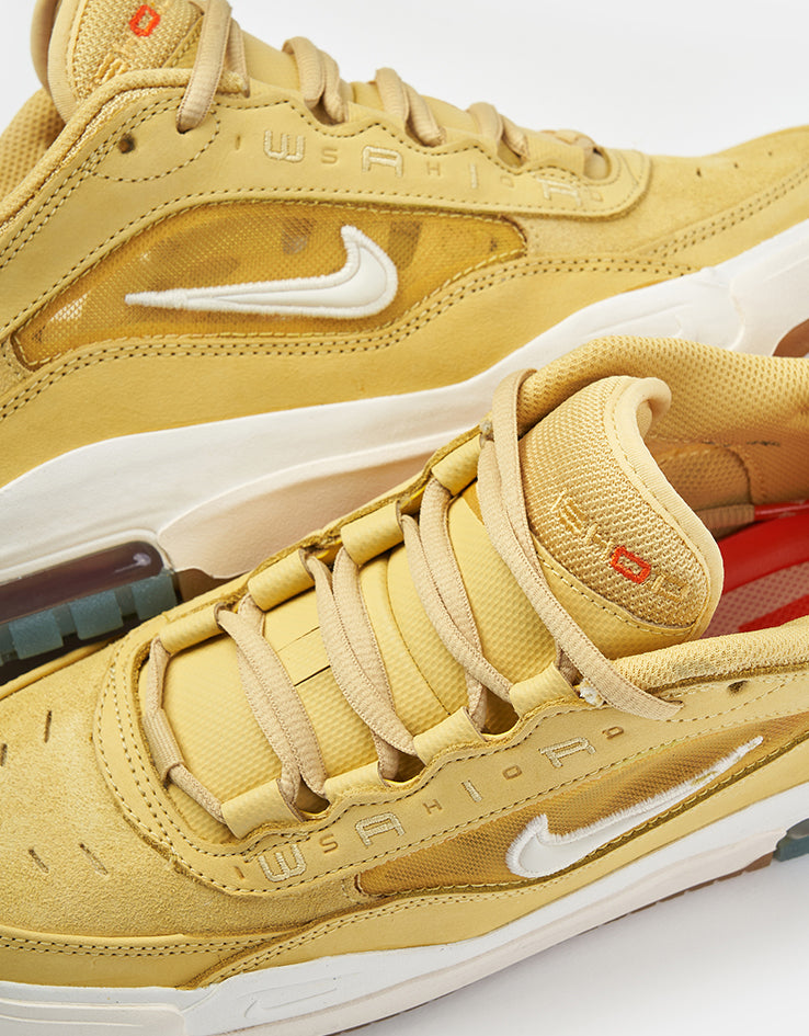 Nike SB Air Max Ishod ISO Skate Shoes - Saturn Gold/Sail-Saturn Gold-Solar