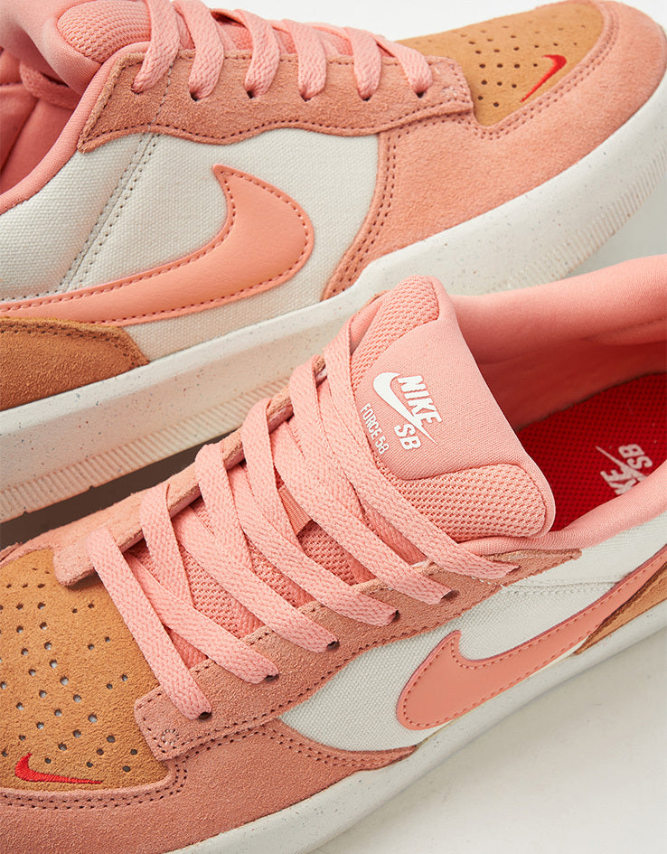 Nike SB Force 58 Skate Shoes - Pale Ivory/Apricot Agate-Copper Moon