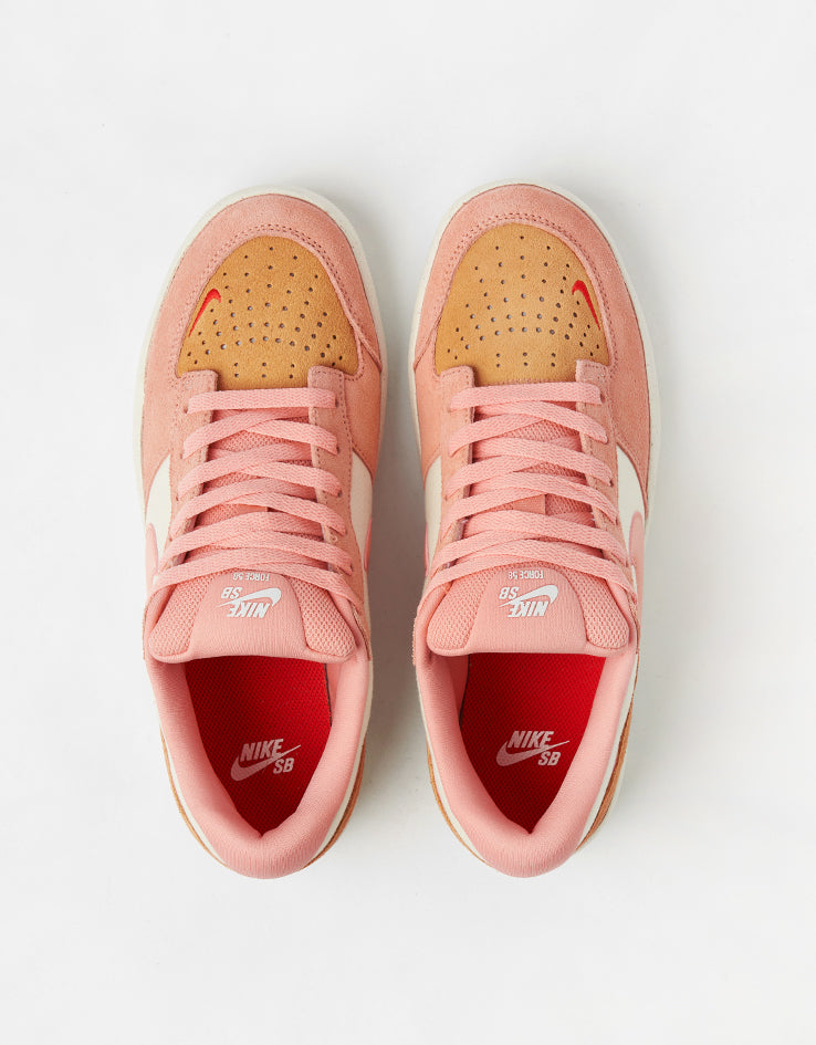 Nike SB Force 58 Skate Shoes - Pale Ivory/Apricot Agate-Copper Moon