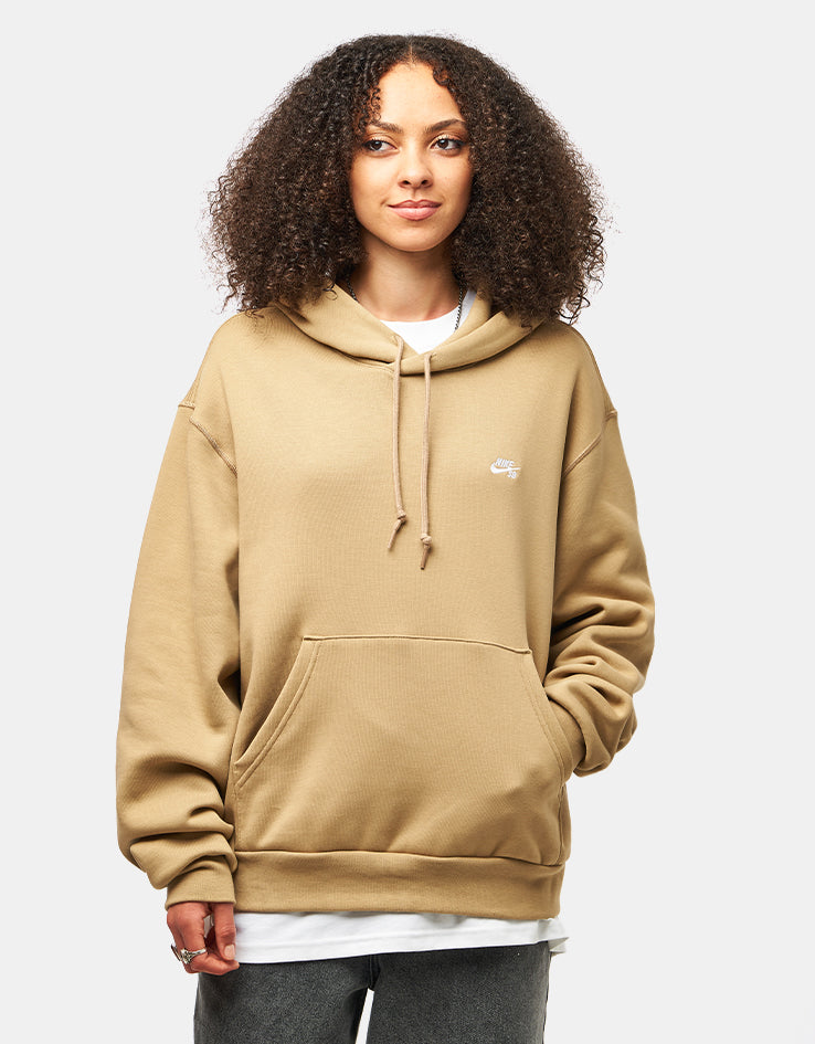 nike essential logo overhead hoodie women's