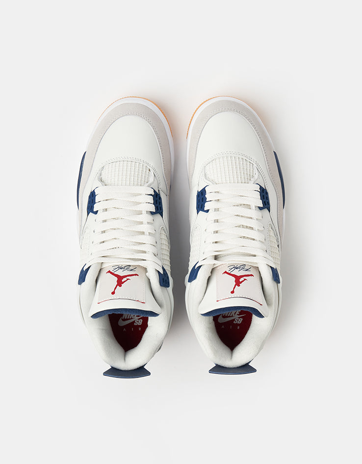 Nike SB Air Jordan 4 Retro SP Skate Shoes - Summit White/White