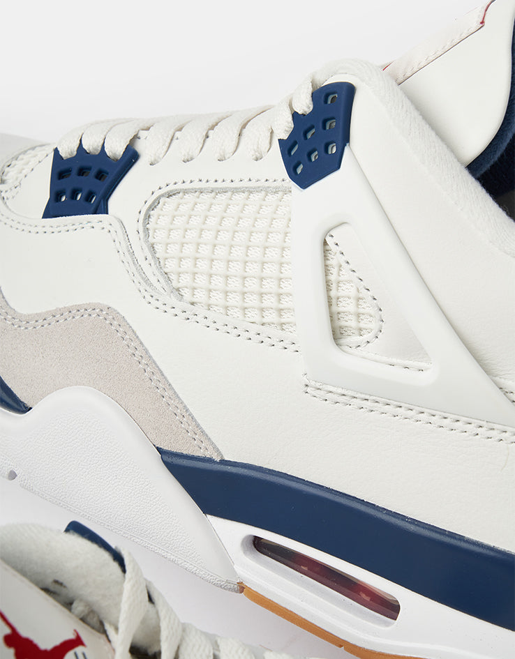Nike SB Air Jordan 4 Retro SP Skate Shoes - Summit White/White