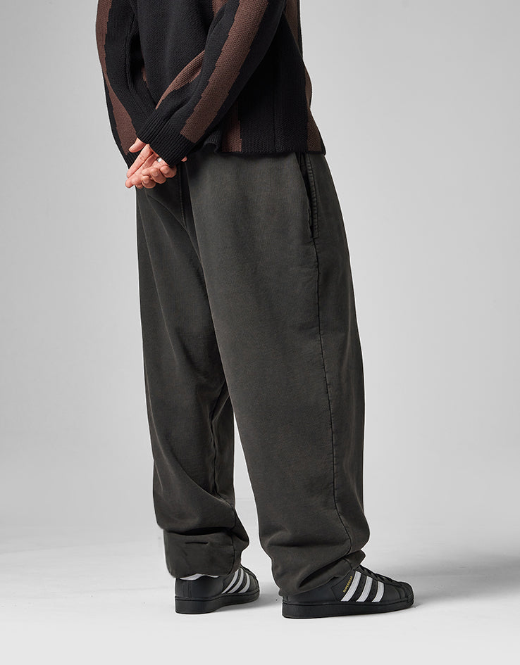 Route One Super Baggy Sweatpant - Brown (Acid Wash)