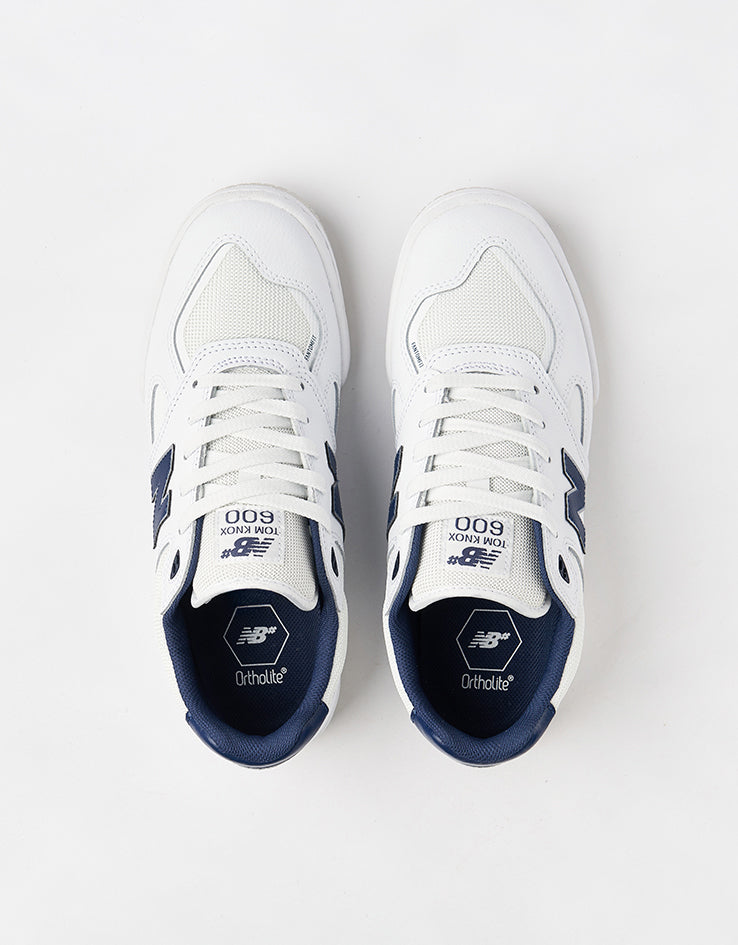 New Balance Numeric 600 Tom Knox Skate Shoes - White/Navy – Route One