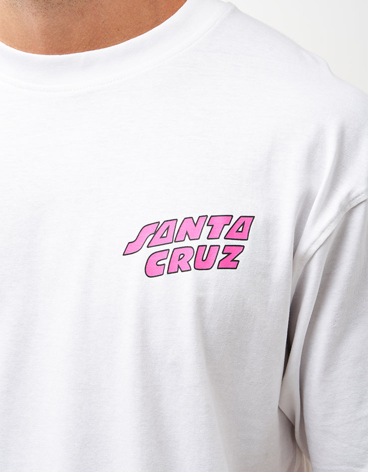 Santa Cruz Grabke All Around Stack T-Shirt - White – Route One