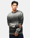 Route One Ombre Wool Blend Crew Knit - Charcoal