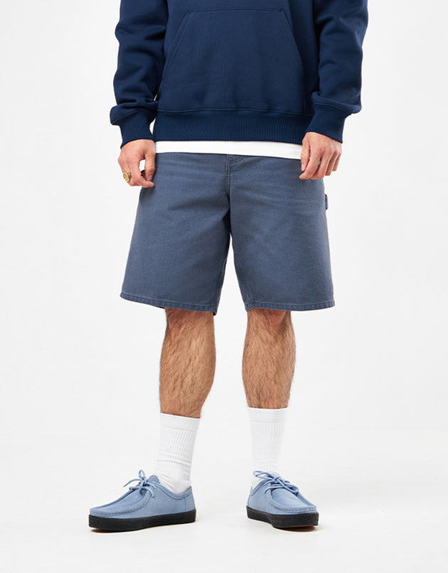 Carhartt WIP Single Knee Short - Dusky Blue (Stone Canvas)