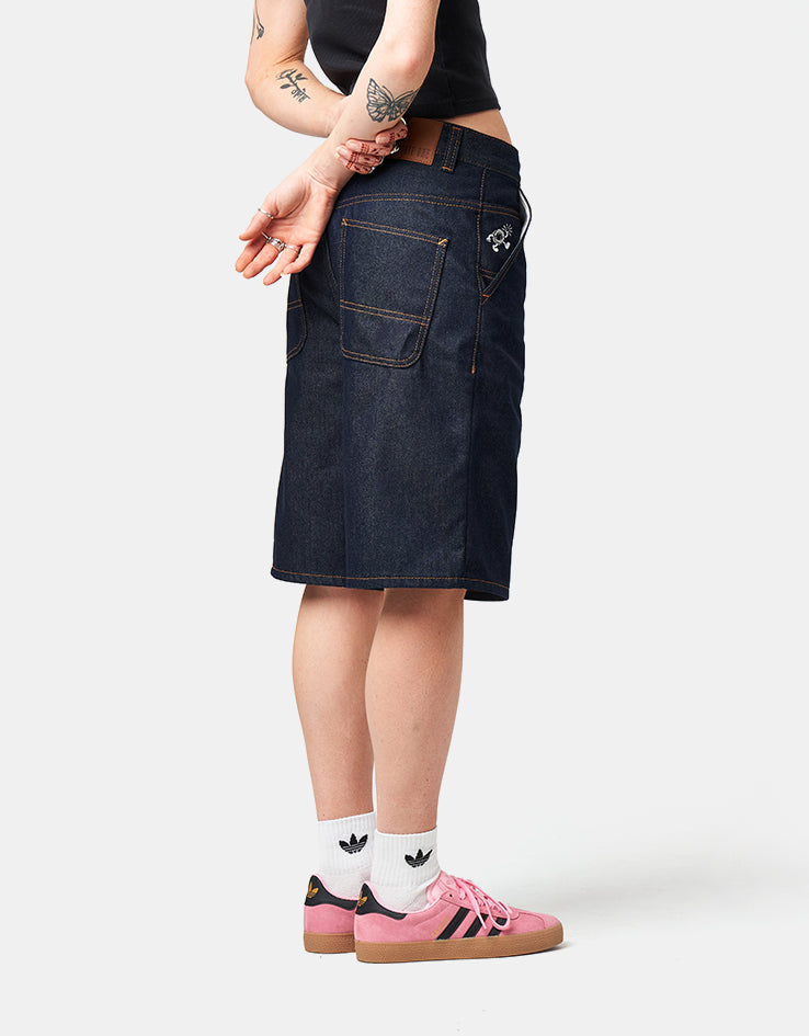 Route One Super Baggy Jorts - Raw Denim