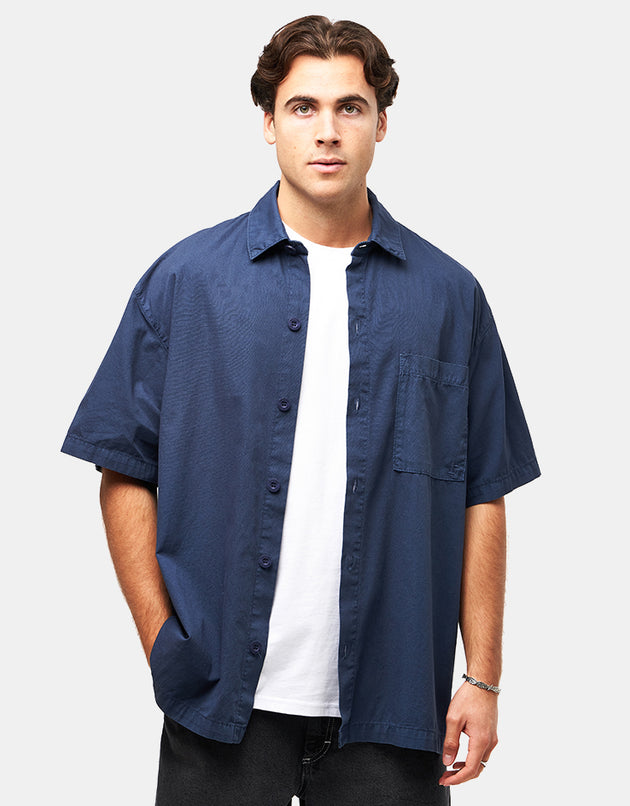 Route One Rowan S/S Shirt - Navy