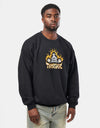 Thrasher x Neckface Who Cares Crew - Black