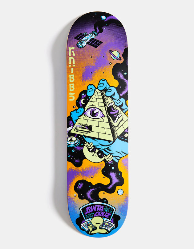 Santa Cruz Knibbs Invasion Hand Skateboard Deck - 8.5"