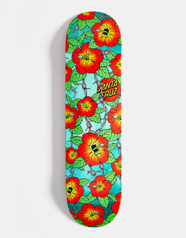 Santa Cruz Screaming Hibiscus Skateboard Deck - 8"