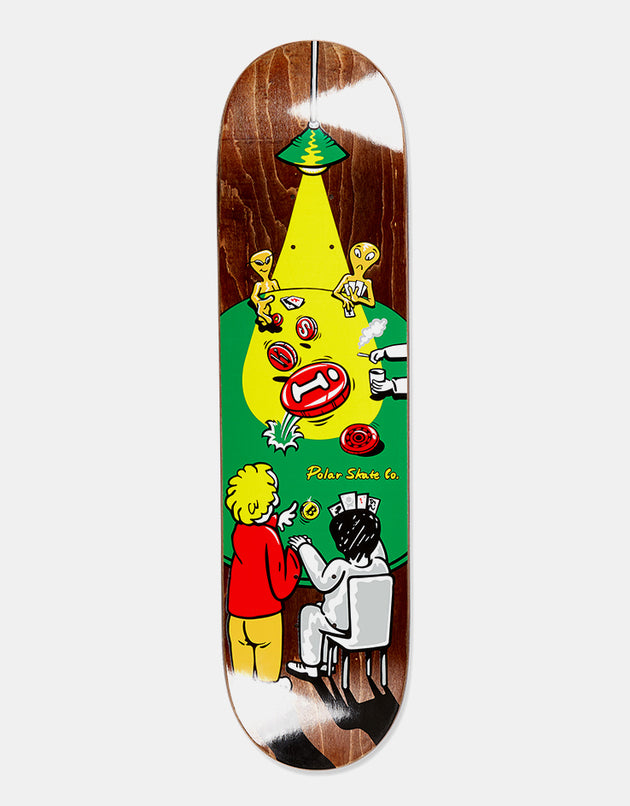 Polar Rozenberg Poker Face Skateboard Deck - 8.5"