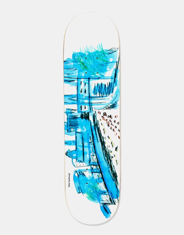 Polar Sanbongi Shin City 'SHORT' Skateboard Deck - 8.25"