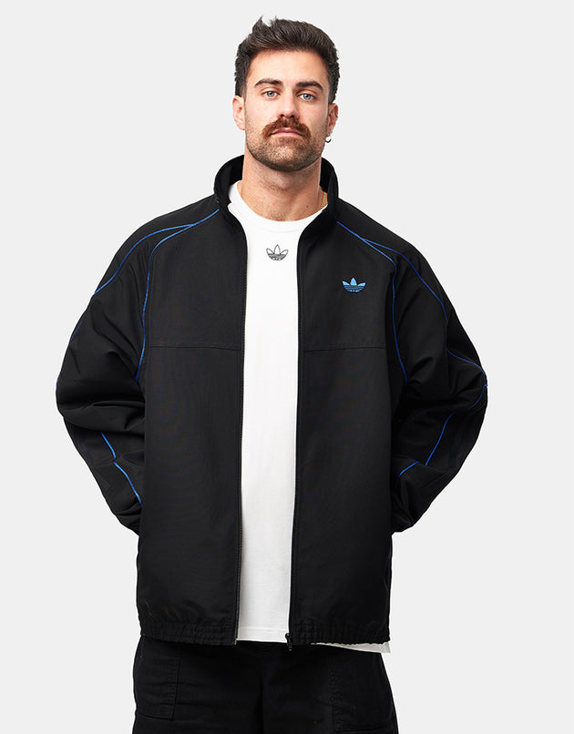 adidas Pre Gazelle Jacket - Black/White/Team Royal Blue