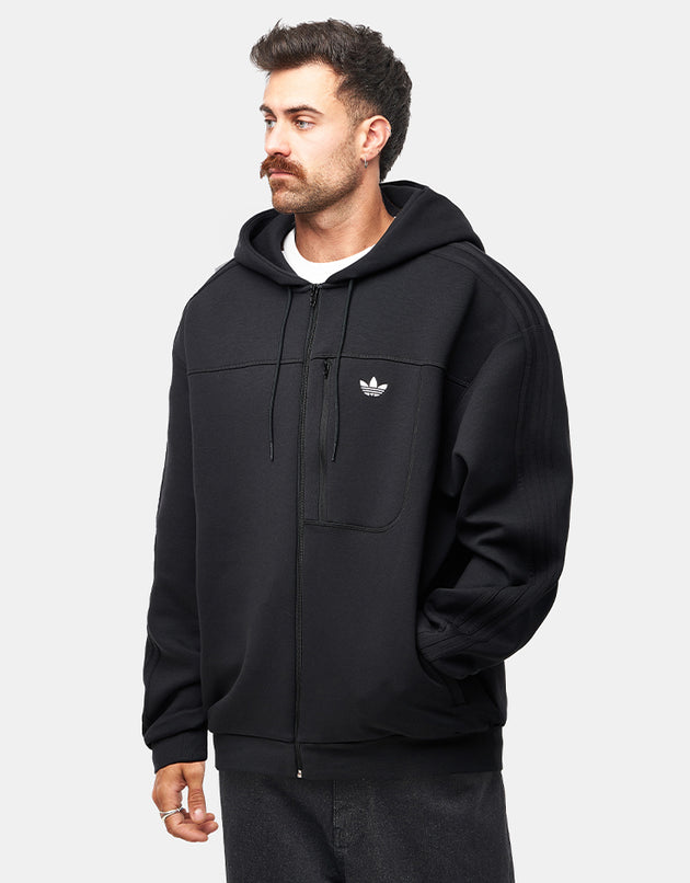 adidas Tech Fleece Jacket - Black/White