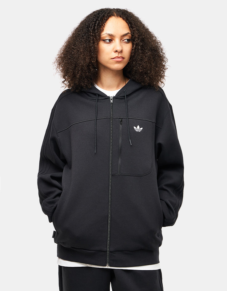 adidas Tech Fleece Jacket - Black/White