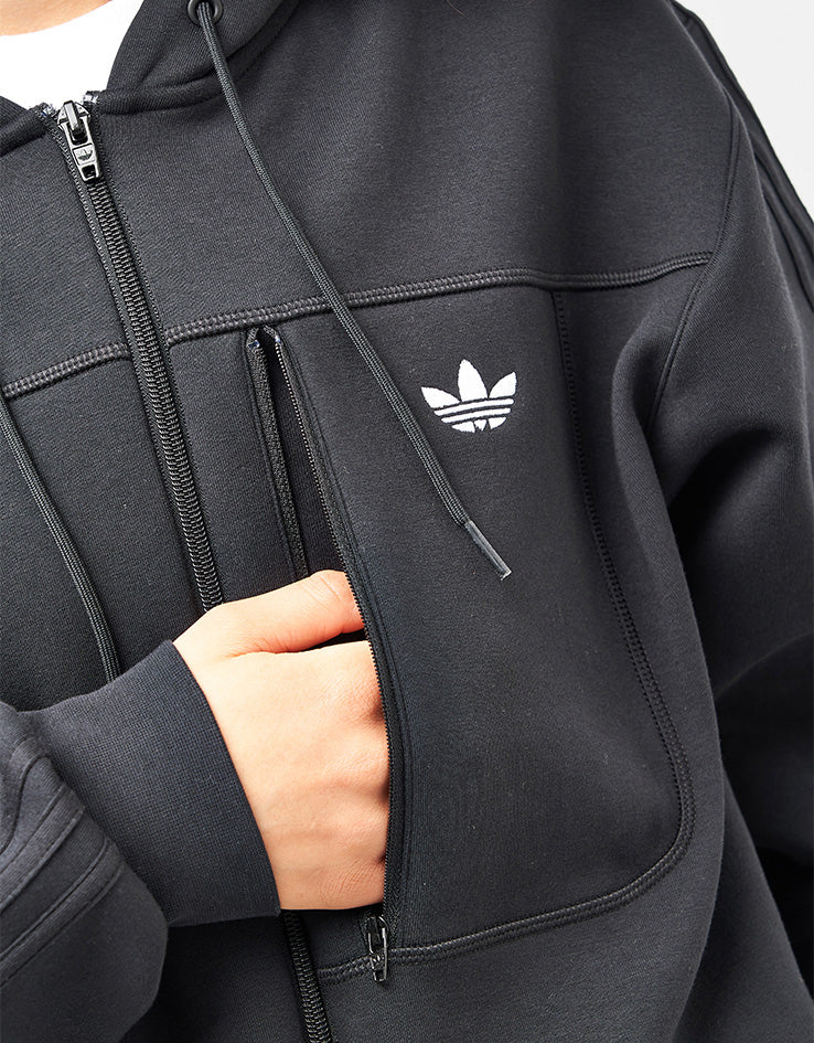 adidas Tech Fleece Jacket - Black/White