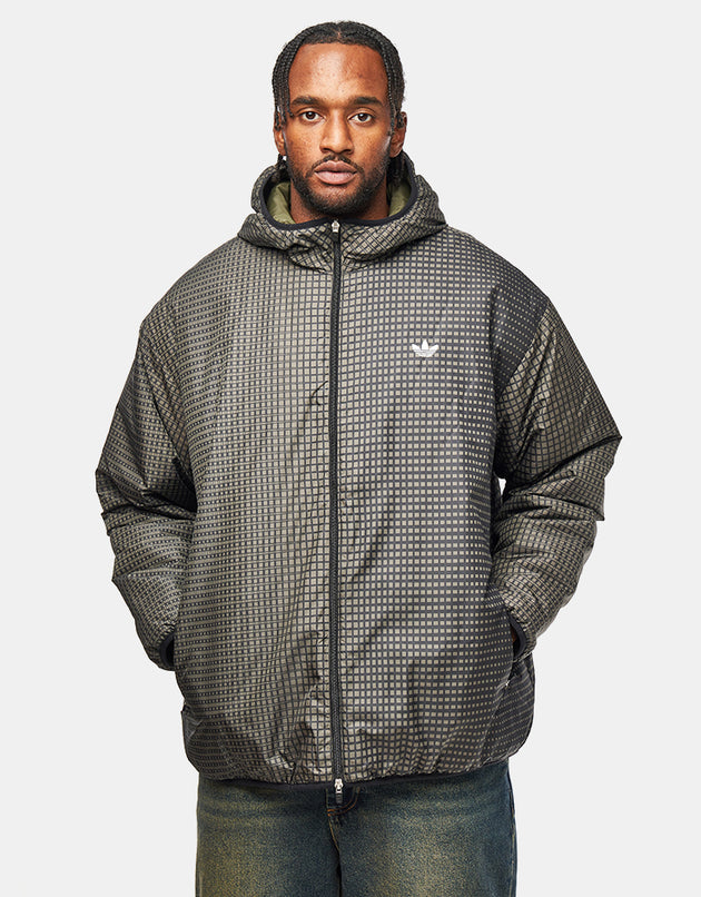 adidas Gatsele Track Jacket - Olive Strata/White