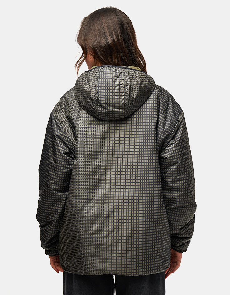 adidas Gatsele Track Jacket - Olive Strata/White