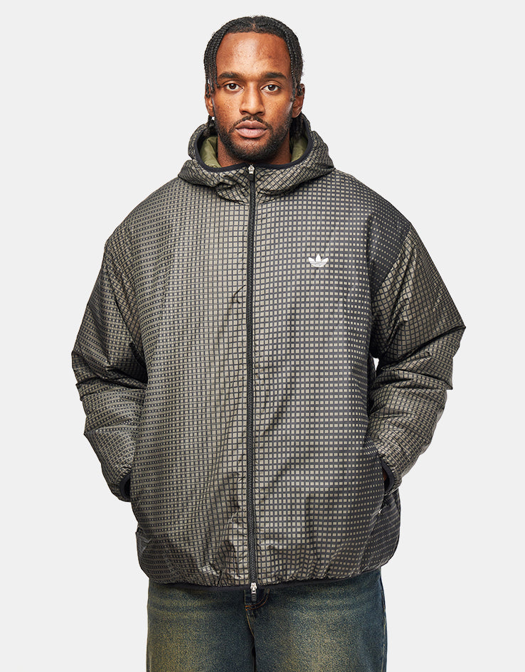 adidas Prima Bomber Jacket - Olive Strata/Black