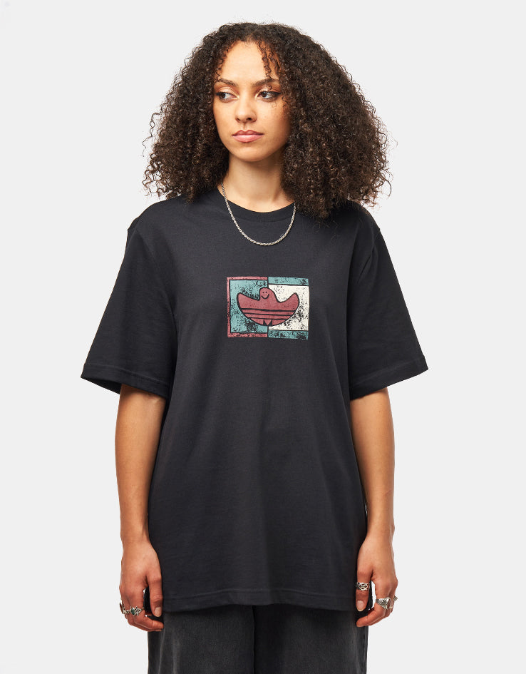 adidas Shmoohaus T-Shirt - Black/Shadow Red