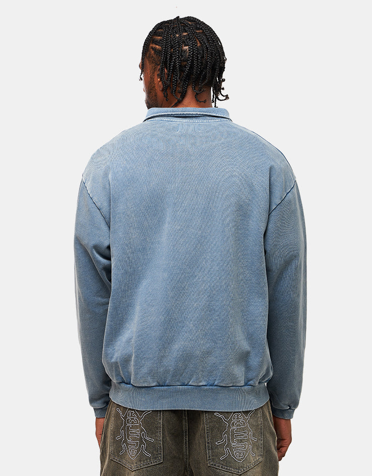 Butter Goods Corp 1/4 Zip Pullover - Navy – Route One
