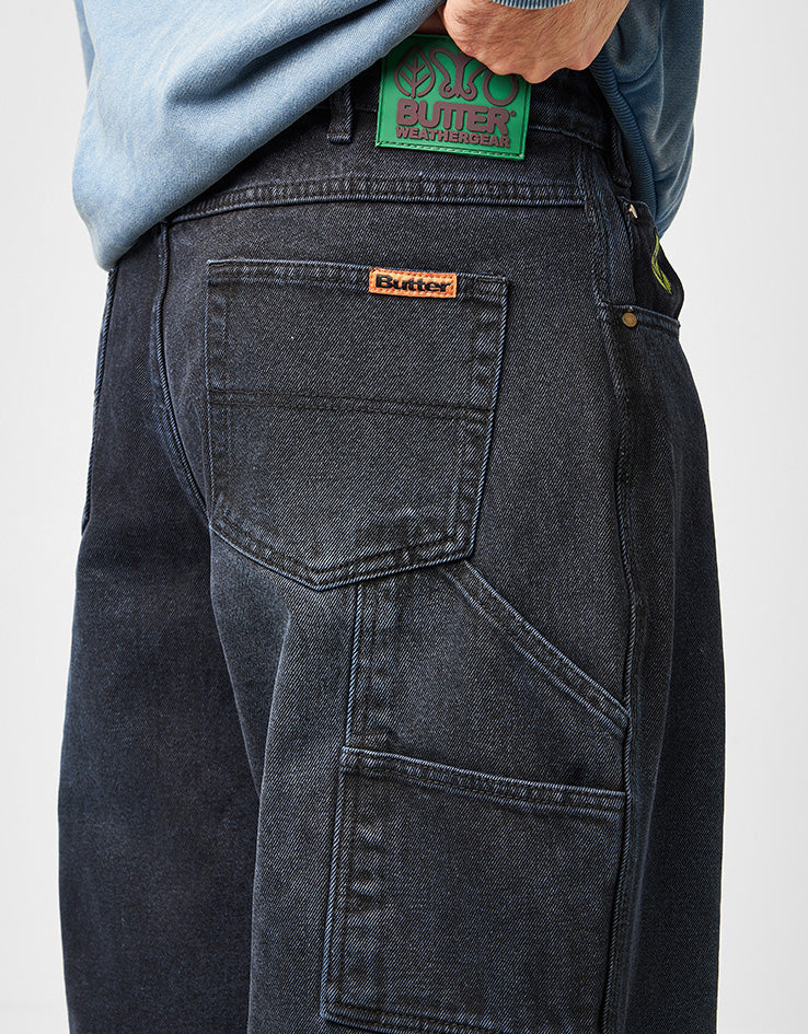 Butter Goods Weathergear Denim Jeans - Dark Navy Tint – Route One