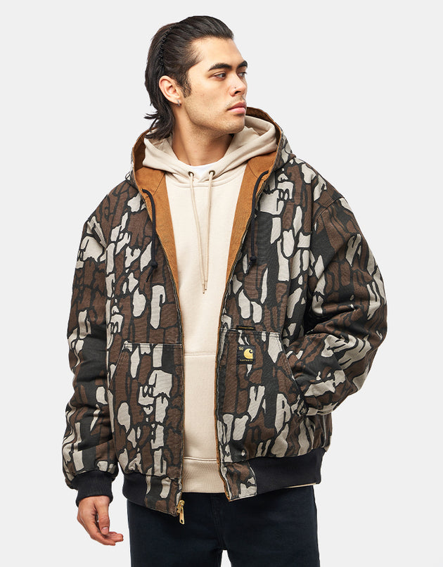 Carhartt WIP 50 Years Anniversary Reversible OG Active Jacket Canvas - Hamilton Brown/Camo Tree Bark (Rinsed)