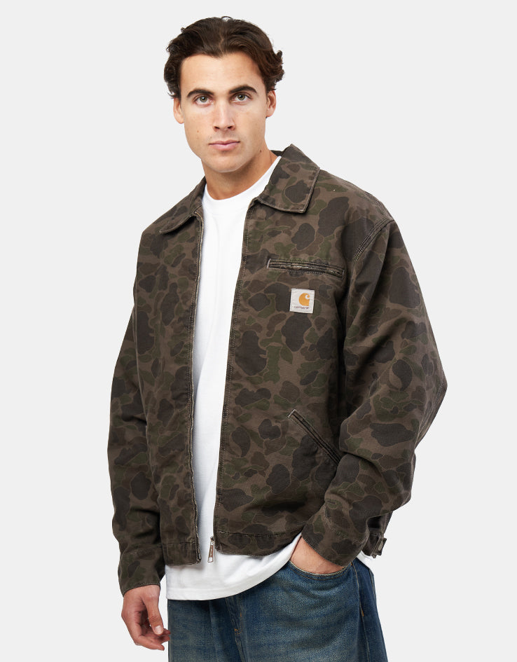 ジャケット・アウター 24FW Carhartt WIP Duck Detroit Jacket Carhartt WIP Duck Detroit Jacket - Camo Duck/Green/Porphyry